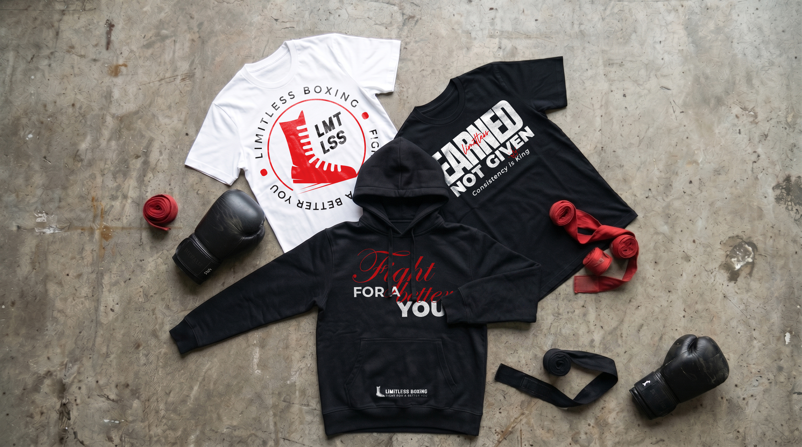 Limitless apparel — tees and hoodies