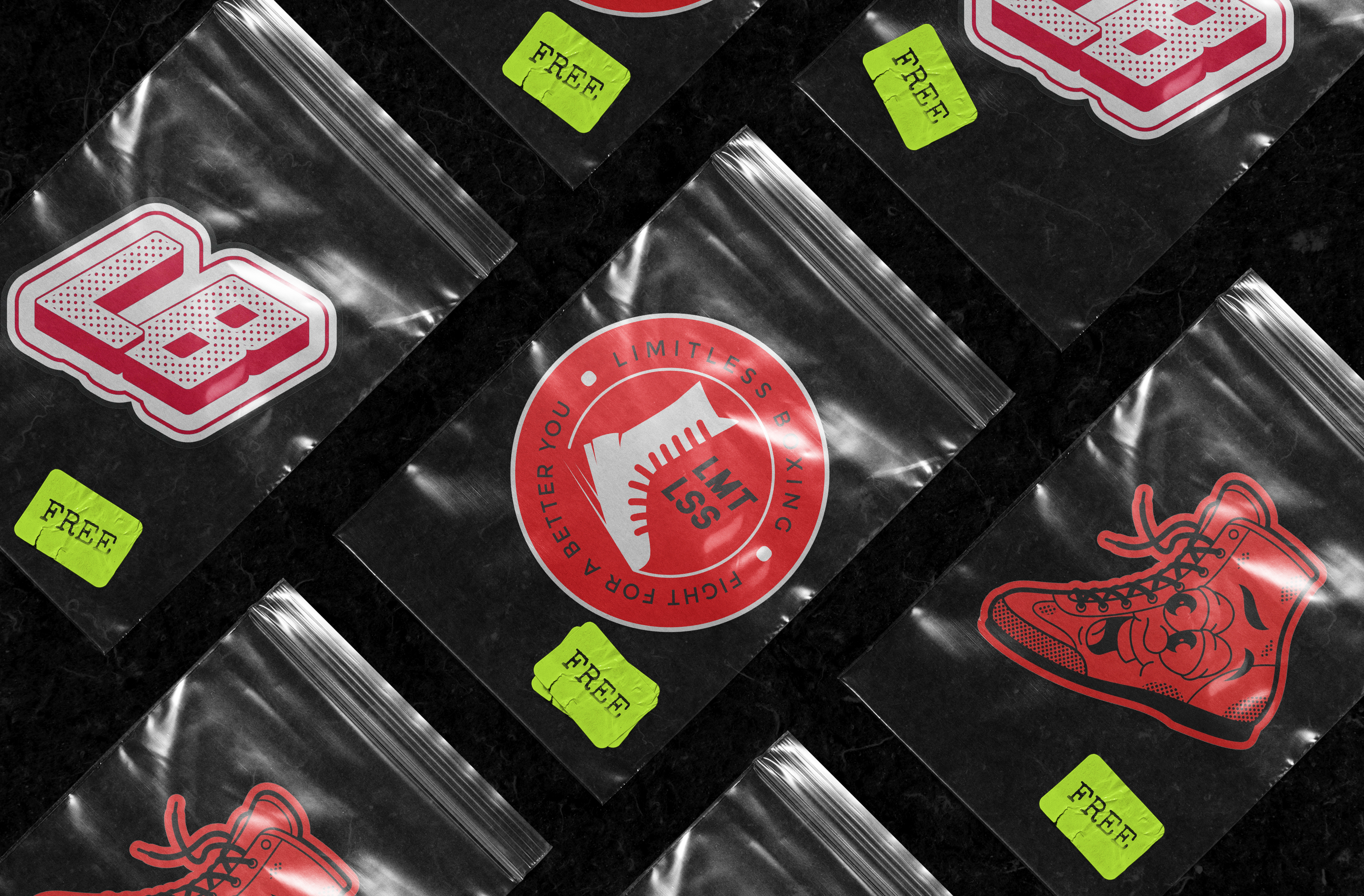 Brand sticker set